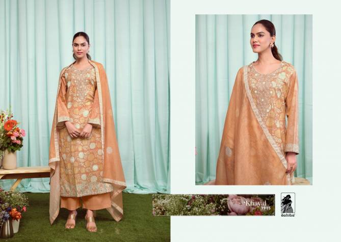 Khayal By Sahiba Lawn Printed Heavy Pure Cotton Dress Material Manufacturers